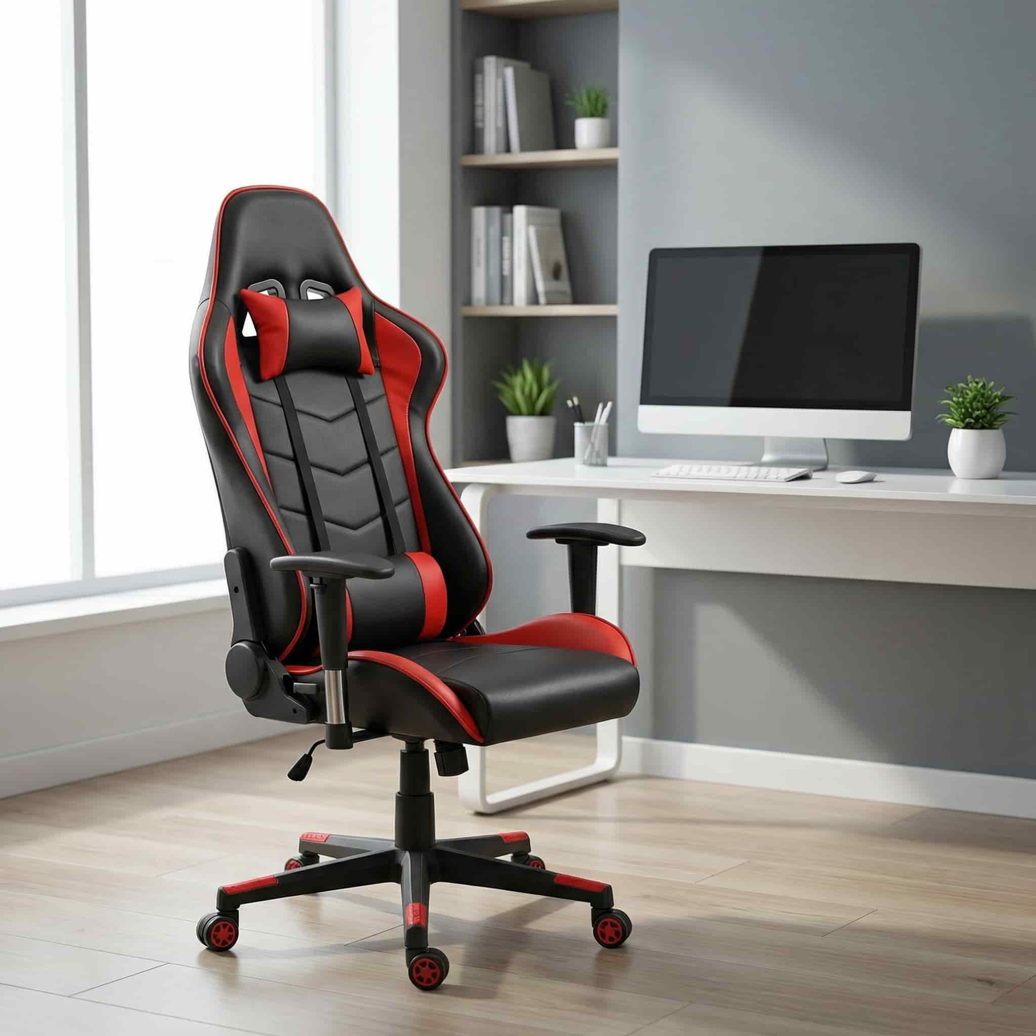 Black And Red Computer Gaming Chair