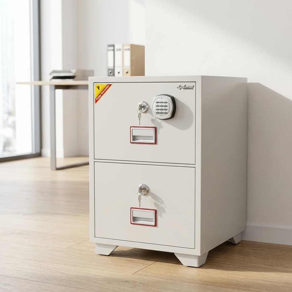 Two Drawer Diplomat Safe