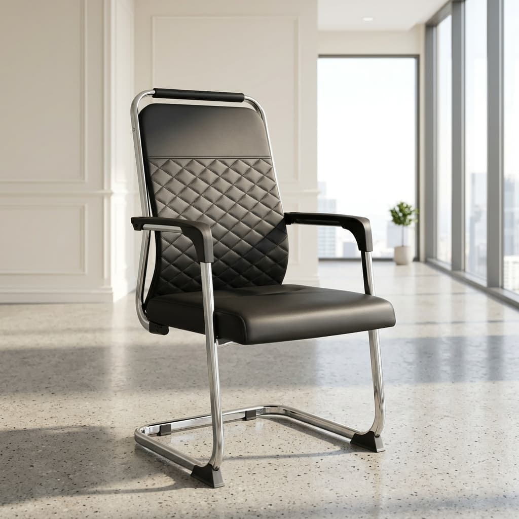 Diamond Stitch Visitor Chair
