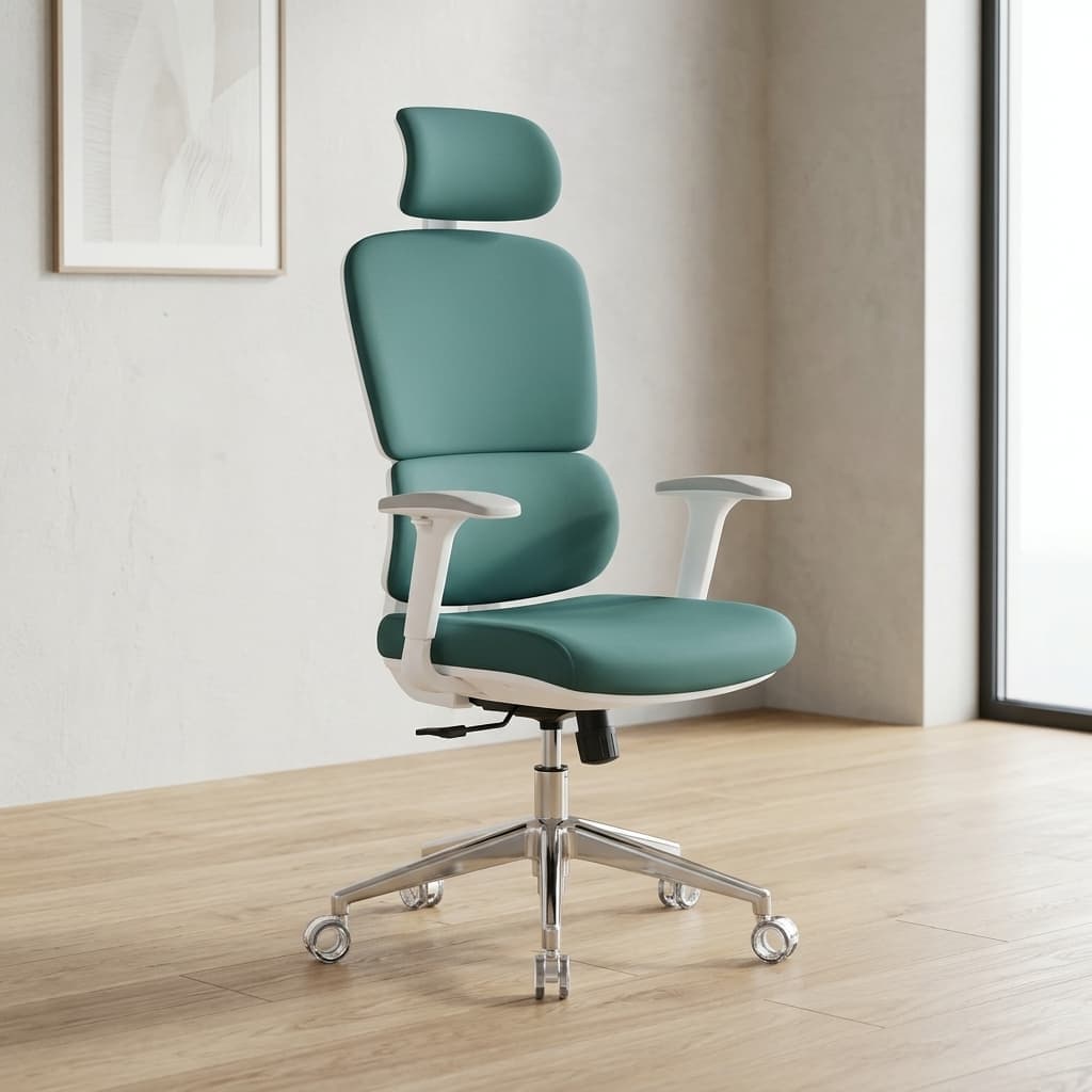 Fabric Ergonomic Office Chair – Green