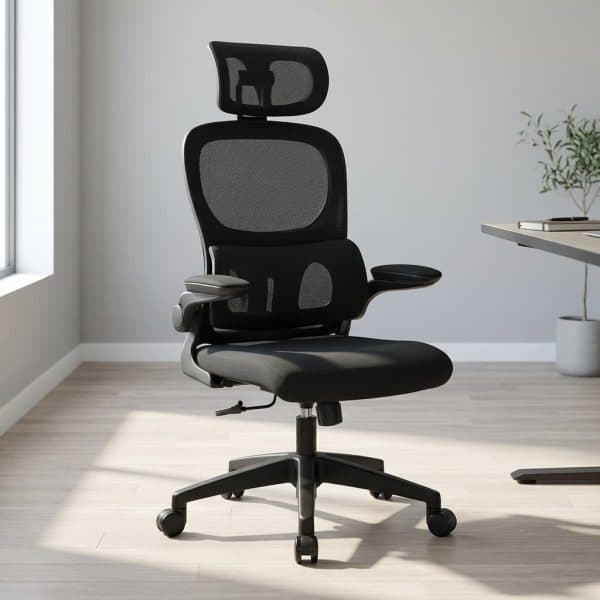 Office Chair with Lumbar Support And Adjustable Armrest